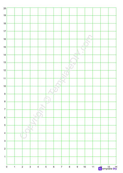 graph paper  numbers template printable blank