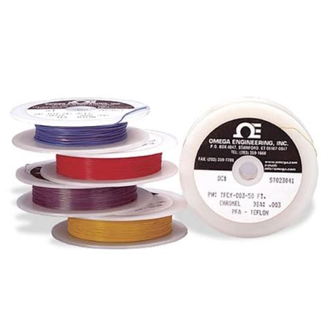 Fine Gage Single Strand PFA Insulated Thermocouple Wire