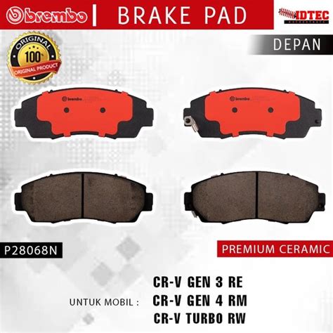 Jual Brake Pad Kampas Kanvas Rem Depan Honda Crv Gen Turbo