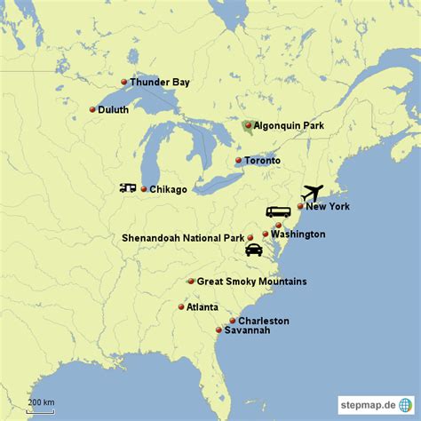 Stepmap Bersicht Usa Landkarte F R Usa