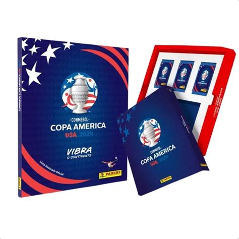 Kit Premium Copa Am Rica Lbum Capa Dura Envelopes