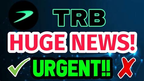 TRB Coin Price Prediction Update Tellor TRB Today News YouTube