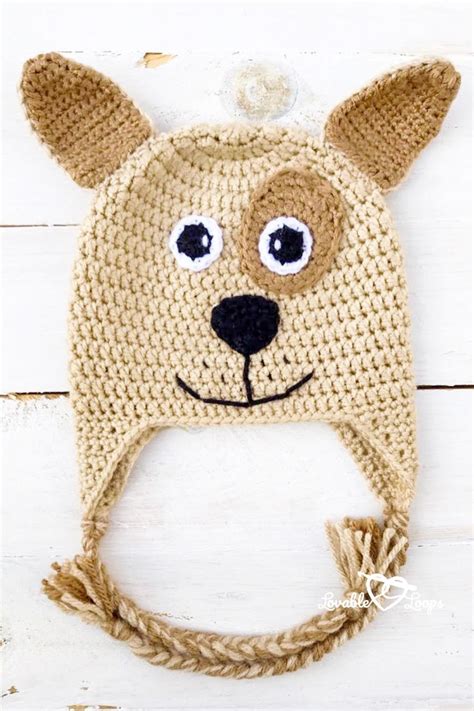 Crochet Dog Hat Pattern Free And Easy Puppy Hat Crochet Crochet Dog