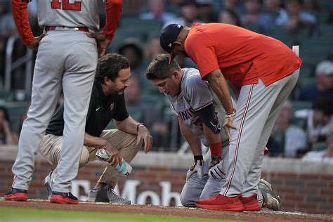 Thomas Hits 3 Run Homer Nationals Beat Braves 7 2 To Spoil Schwellenbach’s Debut Wtop News