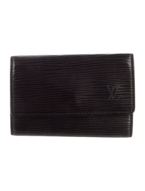 Louis Vuitton Leather Wallet Black Wallets Accessories Lou626161 The Realreal