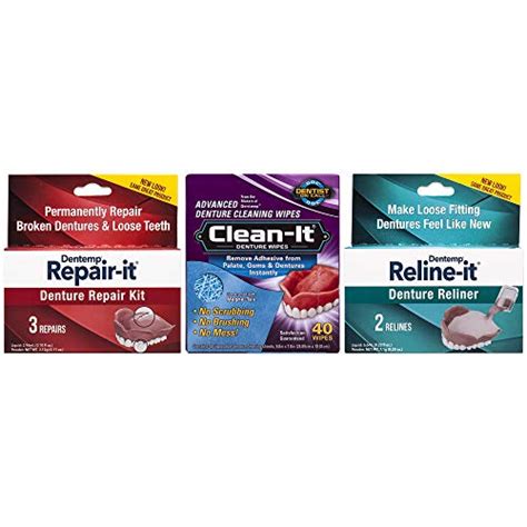 Dentemp Repair It Advanced Denture Repair Kit Reline It Advanced