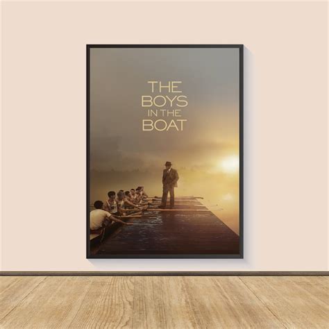 The Boys in the Boat 2023 Movie Poster Print, Canvas Wall Art, Home ...