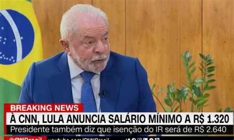 Lula Confirma Salário Mínimo De R 1 320 A Partir De Maio E Aumento Da