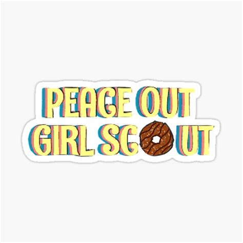 Peace Out Girl Scout Ts And Merchandise Redbubble