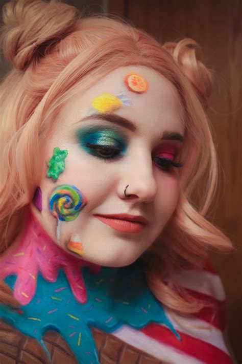 Becoming A Sweet Snack Body Paint Mae Polzine