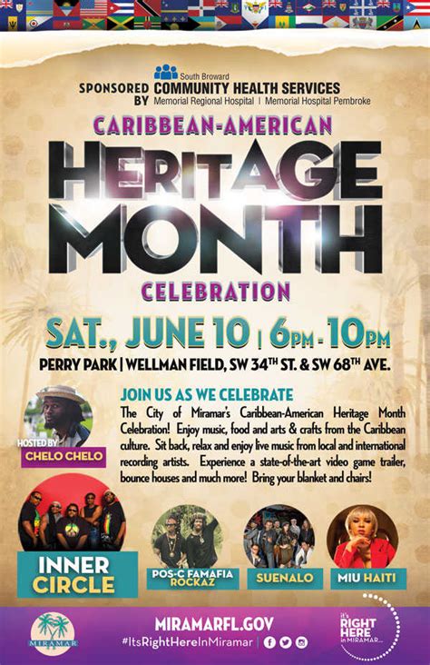 Caribbean American Heritage Month Celebration Weekendbroward Palmbeach