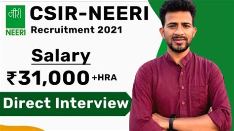 Csir Neeri Recruitment Neeri Vacancy Salary Freshers