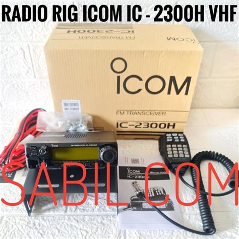 Jual Radio Rig Icom Ic 2300H Vhf Rig Icom 2300 Original Garansi Resmi