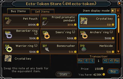 Osrs Ecto Tokens