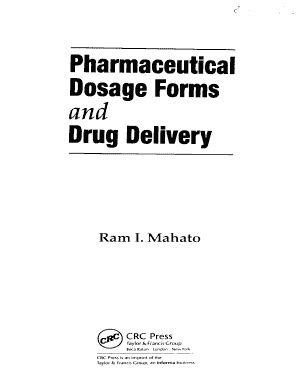 Fillable Online Gbv Pharmaceutical Dosage Forms And Drug Delivery GBV