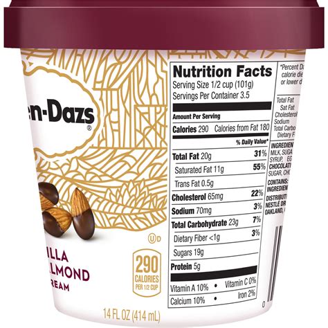 Haagen Dazs Smoothie Nutrition Facts Nutrition Ftempo