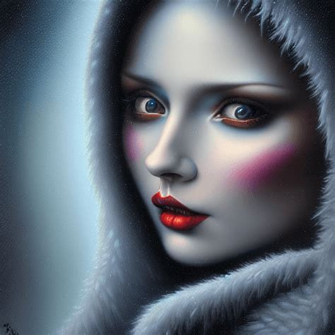 Tomasz Alen Kopera 8k Futuristic Pixie Portrait · Creative Fabrica