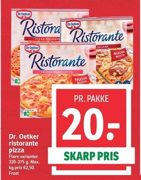 Dr Oetker Ristorante Pizza Tilbud Hos Spar