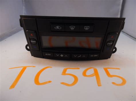 Cadillac Cts Climate Control Panel Temperature Unit Oem