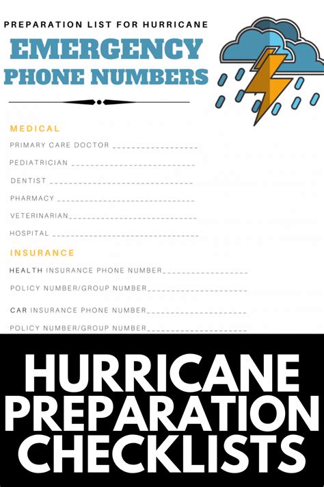 Hurricane Preparation Supplies Checklist Artofit