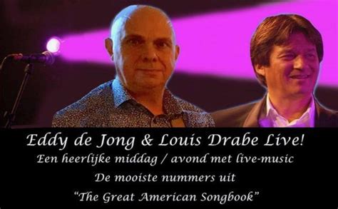 Live op zondag Eddy de jong meets Louis Drabe Café de Wijnhaven