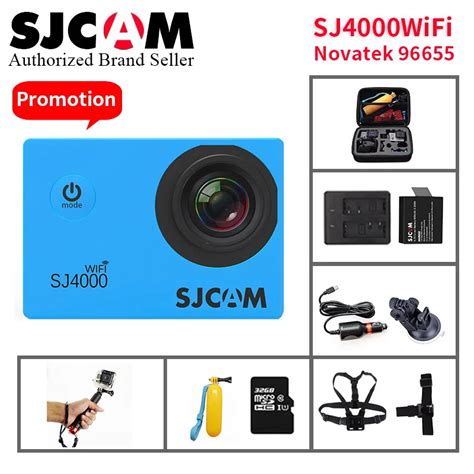 Original SJCAM SJ4000 Wifi Action Camera 1080P HD 2.0 LCD Diving 30M ...