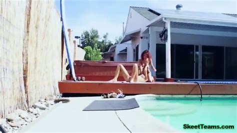 Sexy Lesbian Outdoor Action