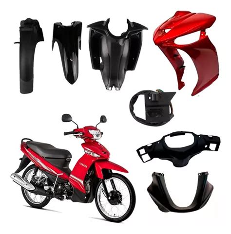 Carenagem Painel Frontal Paralama Interruptor Pisca Crypton