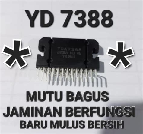 IC Suara Audio Mobil TDA 7388 Lazada Indonesia