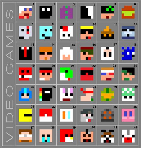 5x5 pixel guess Video Games by 2MON on DeviantArt