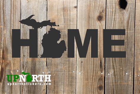 Michigan Mitten Home Custom Vinyl Decal Etsy