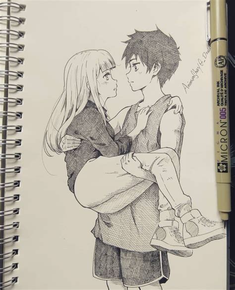 Anime Couple Drawing Pencil – Warehouse of Ideas