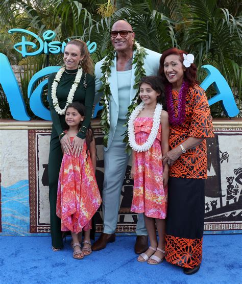 Dwayne 'The Rock' Johnson's Daughters Make Rare Appearance at 'Moana 2 ...