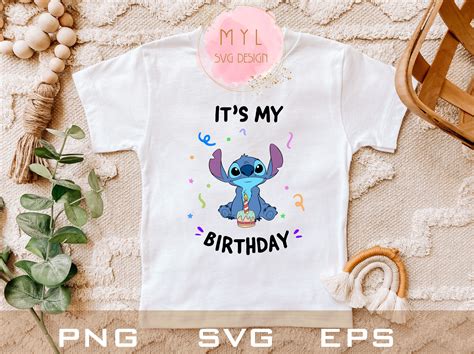 Stitch It S My Birthday Png Birthday Svg Birthday Iron On Png Cut