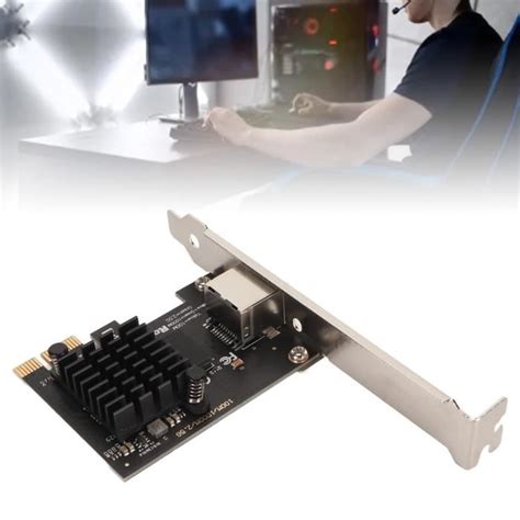 Hurrise Carte Ethernet Gigabit Carte R Seau Pcie Gbps Puce Rtl