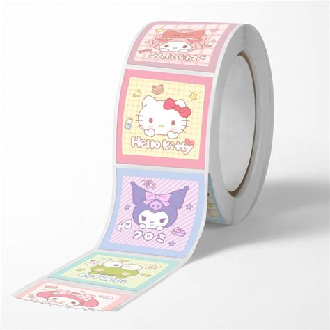 Jual Cod Pcs Roll Stiker Sanrio Kartun Lucu Stiker Bahan Melody