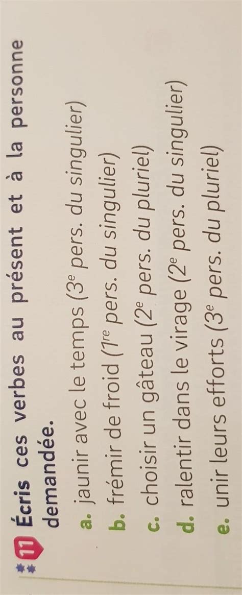 Bonsoir J Ai Un Exercice En Fran Ais Mais Je Ne Comprends Rien Pouvez