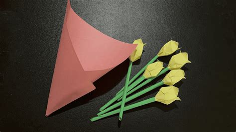 How To Make Origami Flower Bouquet Origami Flower Bouquet Instructions