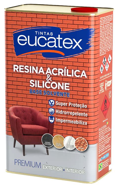 Resina Acr Lica Base Solvente L Incolor Eucatex Petrotintas