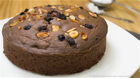 Pressure Cooker Eggless Chocolate Nuts Cake Recipe Eggless Baking