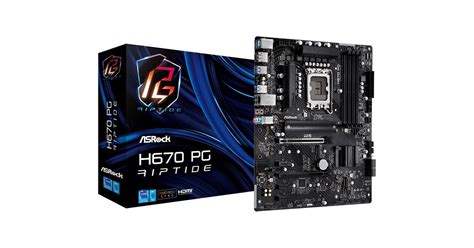 Asrock H Pg Riptide Intel H Lga Atx Motherboards