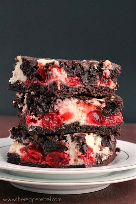 Cherry Cheesecake Brownies Recipe Chefthisup