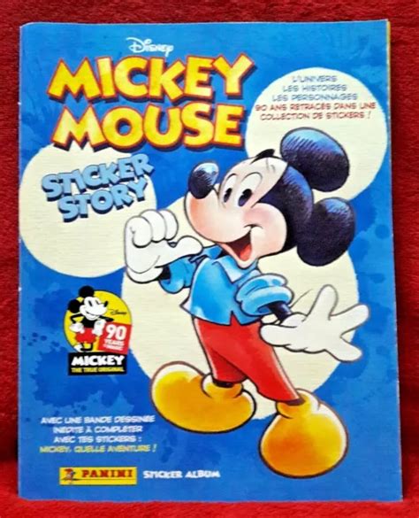 MICKEY MOUSE STIKER Story 90 Ans Panini Walt Disney Complet