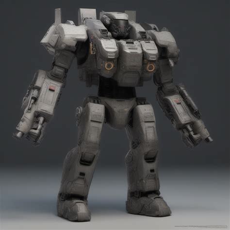 Krea Ai War Machine Photoreal Render Octane High Resol