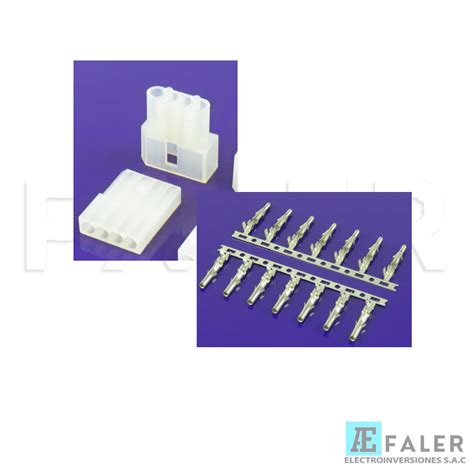 Conector Molex Aereo Polos Enchufe Toma Terminales Faler