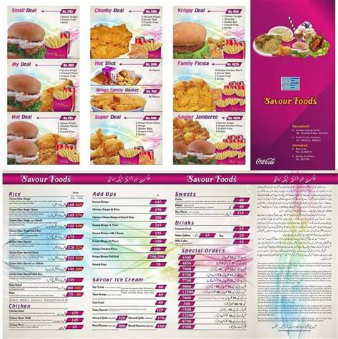 Savour Foods Menu Pakistan With Prices Home Foodies