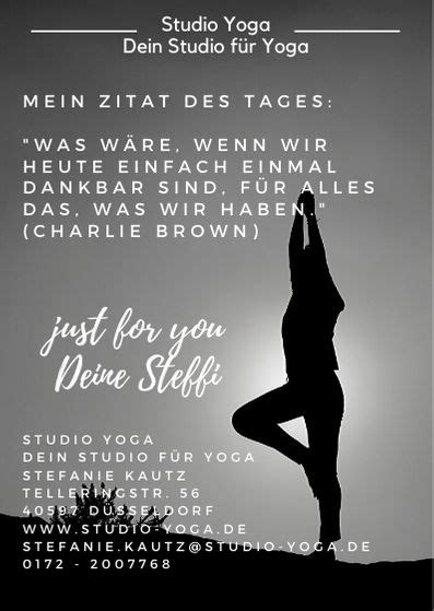 Zitat des Tages Studio Yoga Dein Studio für Yoga