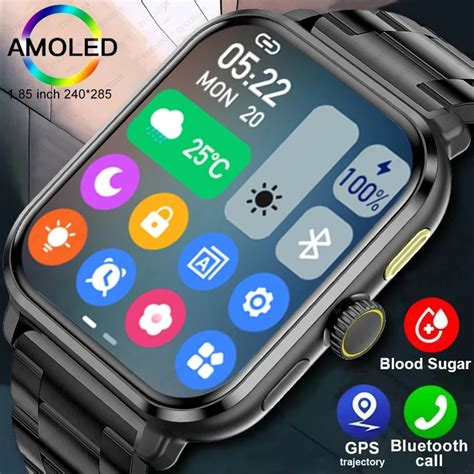 Neu F R Huawei Xiaomi Amoled Smart Watch M Nner Blutzucker