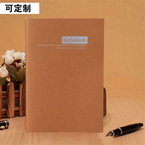 High Quality Simple Kraft Paper Notebook Recycled Eco Friendly Notepad