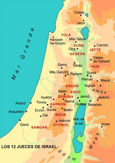 Mapas de la época de la nación de Israel Sallomo